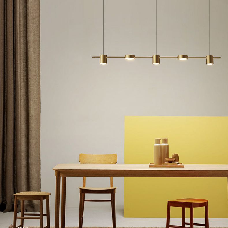 5 Light Kitchen Island Pendant Linear Pendant Lighting Island Light Fixtures