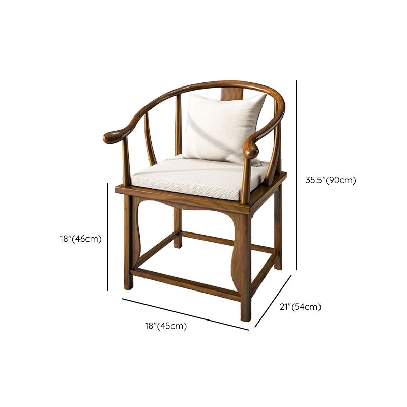 Contemporary Style Chair Wood Dining Accent Chair for Kitchen