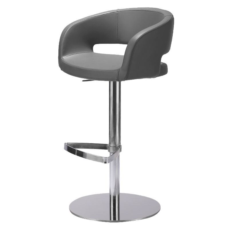 Modern Leather Bar Stool Adjustable Backrest Counter Stool for Bristol
