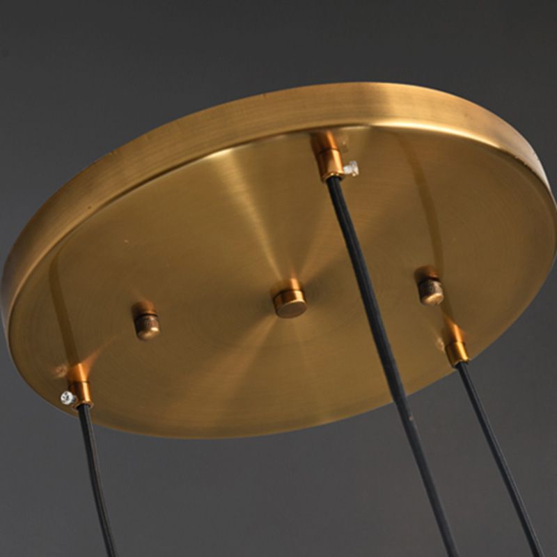Funzione per illuminazione a sospensione a sospensione in stile moderno sala da pranzo in vetro luce a sospensione.