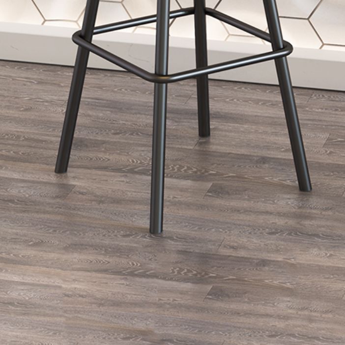 Glam Footrest Round Counter-height Stool Low Back Leather Counter Stool