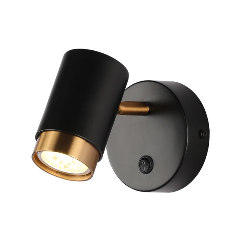 Moderne einfache Wandleuchter 1 Blub Metall Wandmontierte Leuchte für Schlafzimmer Leselampe