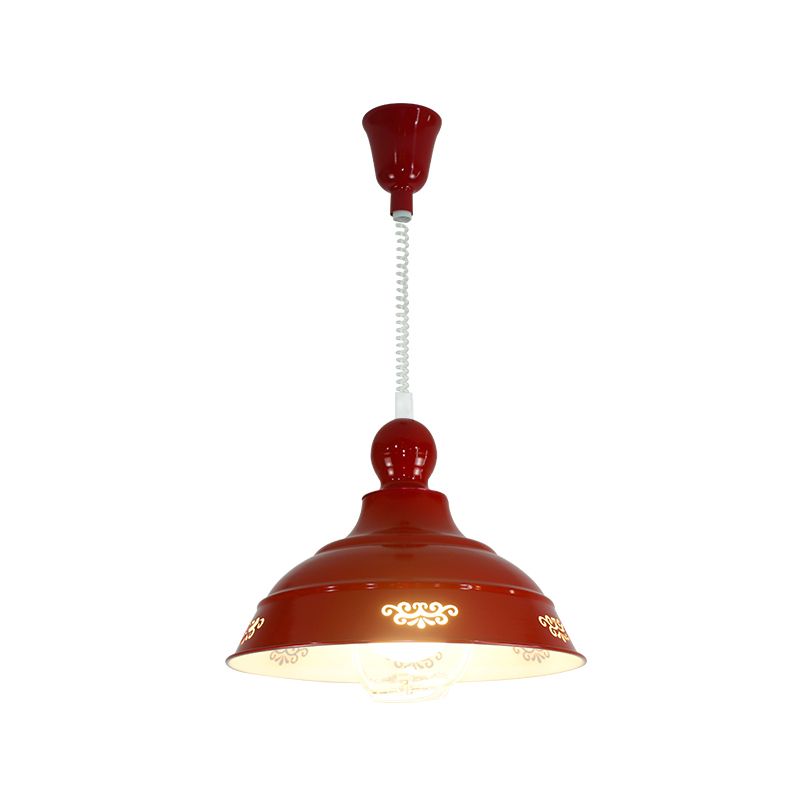 Illuminazione a sospensione in alluminio industriale 1 sala da pranzo lampada sospesa telescopica