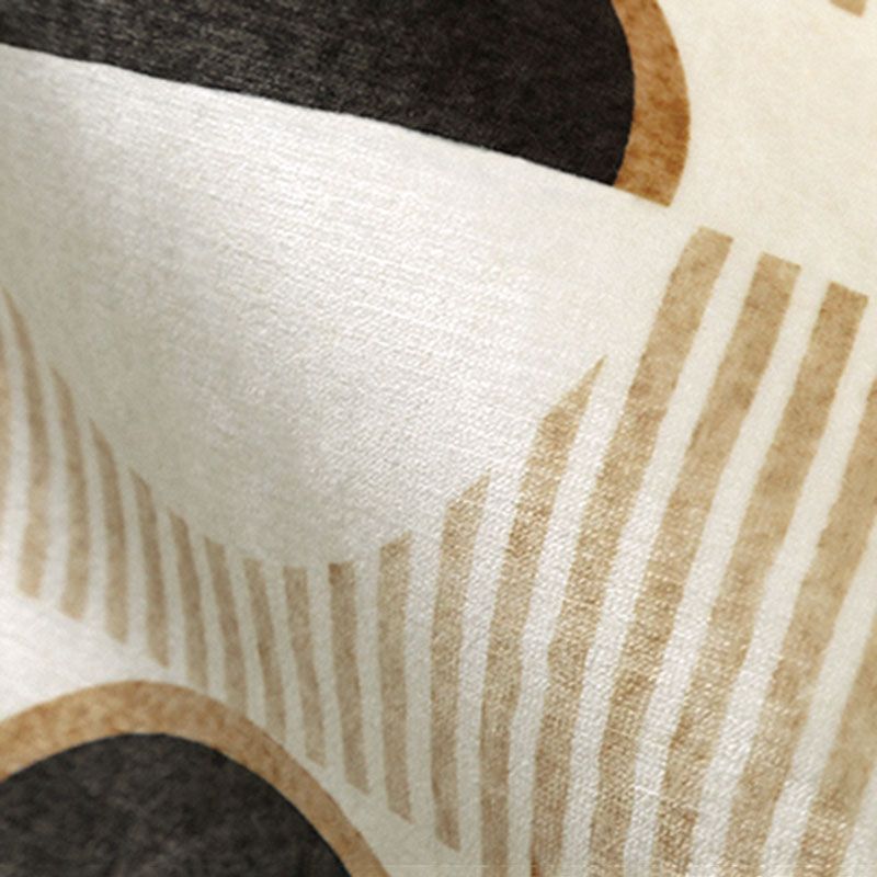 Green Plaid Pattern Area Carpet Modern Polyester Area Rug Non-Slip Backing Rug for Living Room