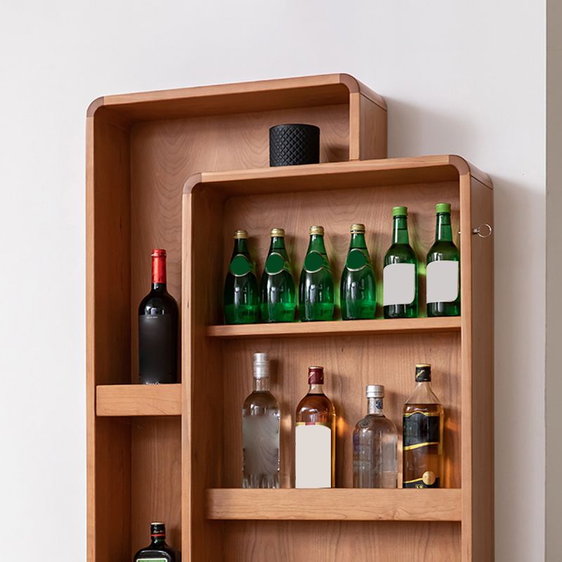 Indoor Contemporary Bar Dining Table Rectangle Cherry Wood Bar Table