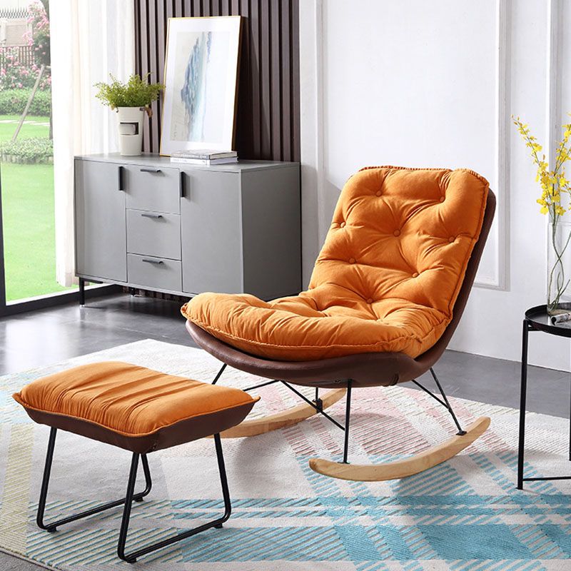 Modern Light Luxury Lazy Sofa Chair Leisure Lounge Rocking Chair