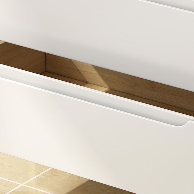 Contemporary Horizontal Double Dresser Wooden Storage Dresser for Bedroom