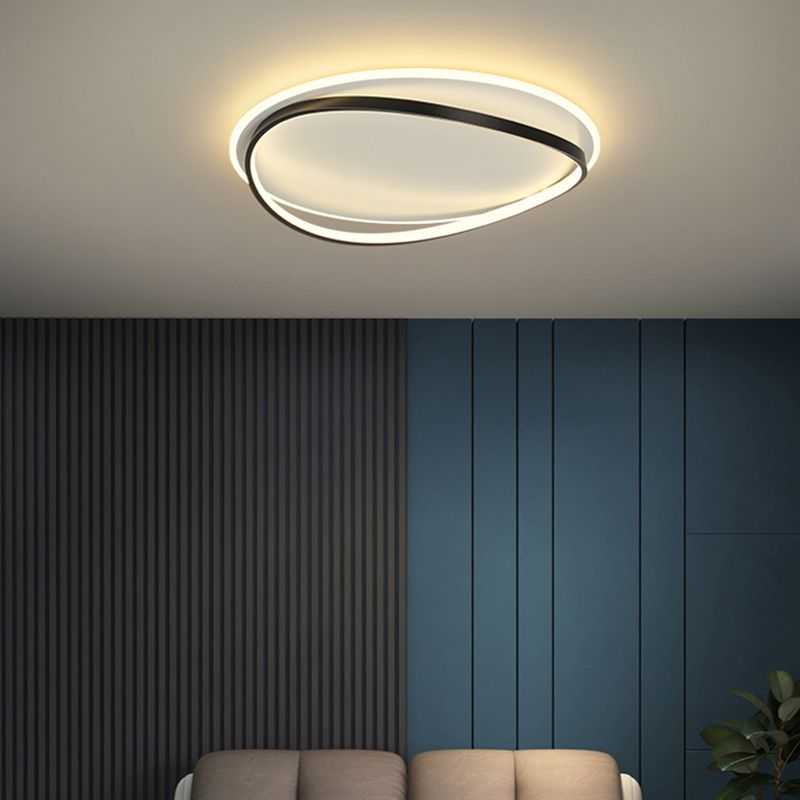 LED Flush Mount Light Modern Simple Style Ceiling Lamp for Living Room