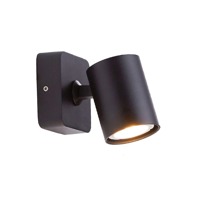 Modern Simple Aluminum Wall Light Rotatable Cylinder Shape Wall Lamp for Living Room
