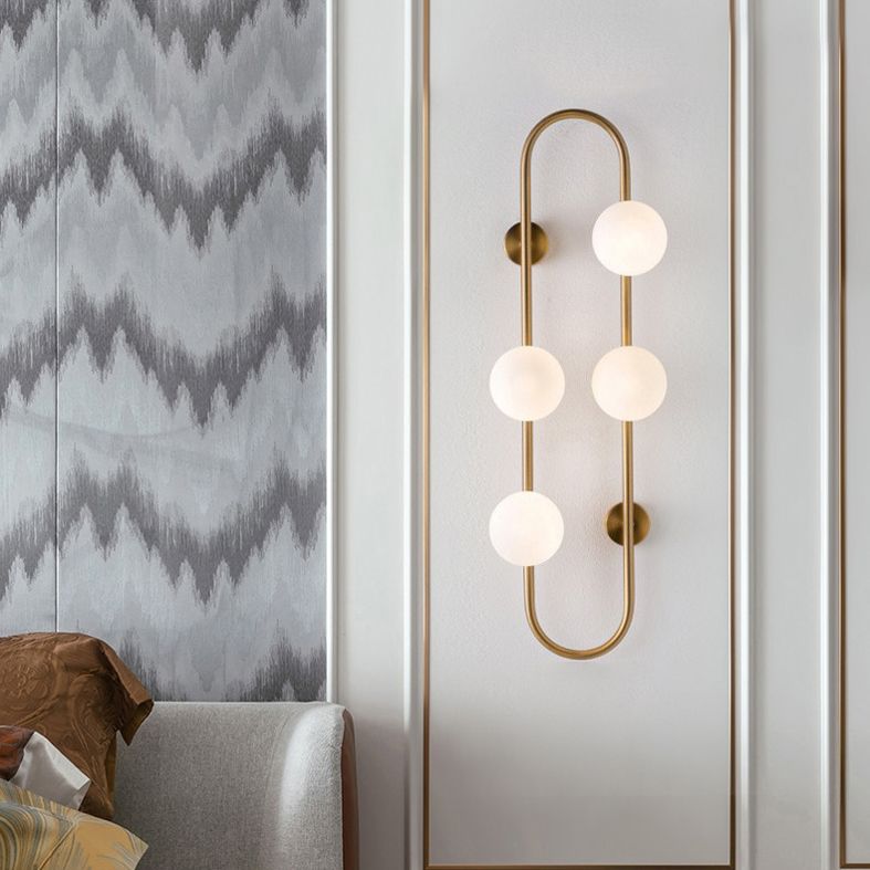 Modern Nordic Minimalist Minimalist Stipical Sconce Sconfietti di vetro Pronchi di vetro