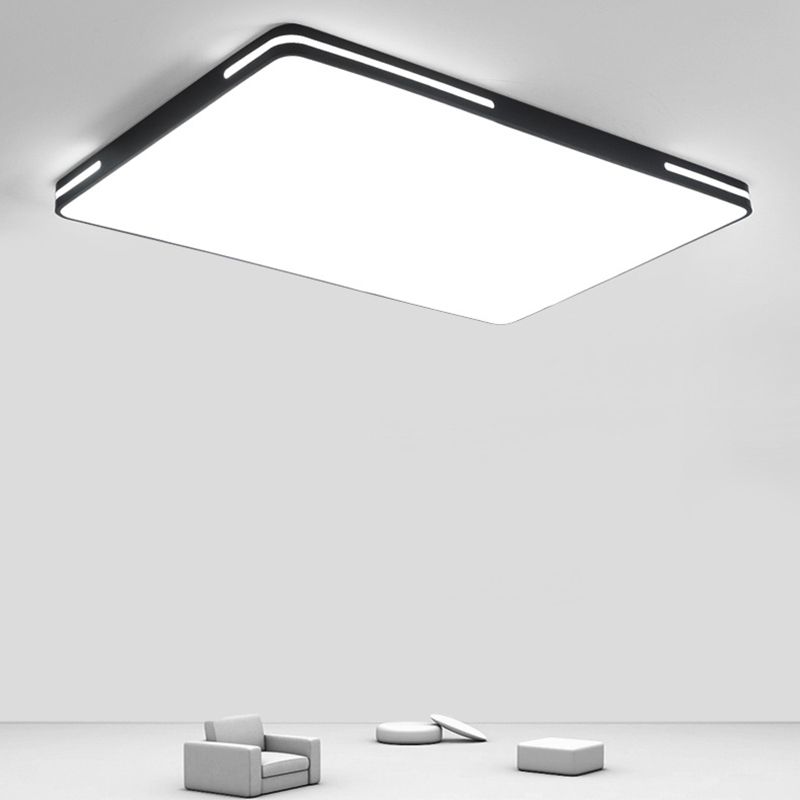 Metal Geometric Flush Mount Fixture Modern 1 Light Flush Light Fixture