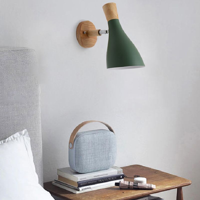 Flare Wall Light Sconces Nordic Metal 1 Light Wall Mount Light Fixture