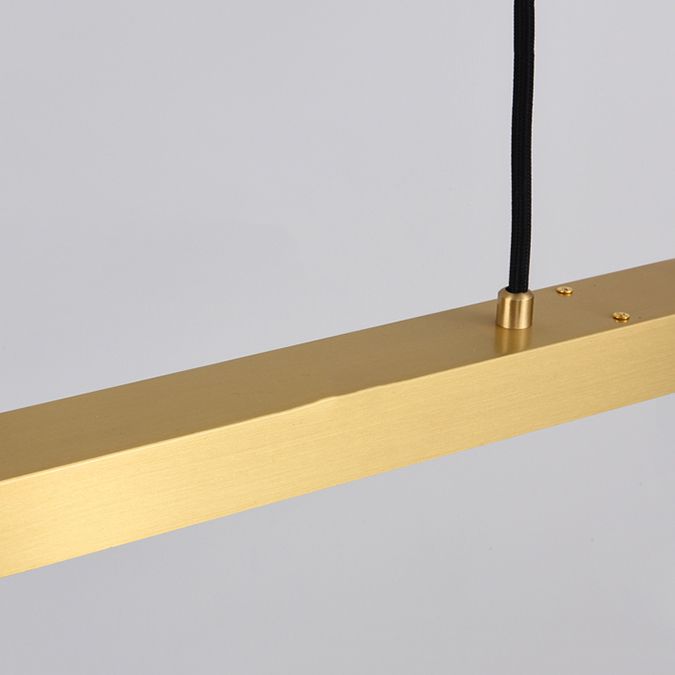 Zeitgenössische Küchenheize helle lineare hängende Deckenleuchte 1 Licht 1 Licht