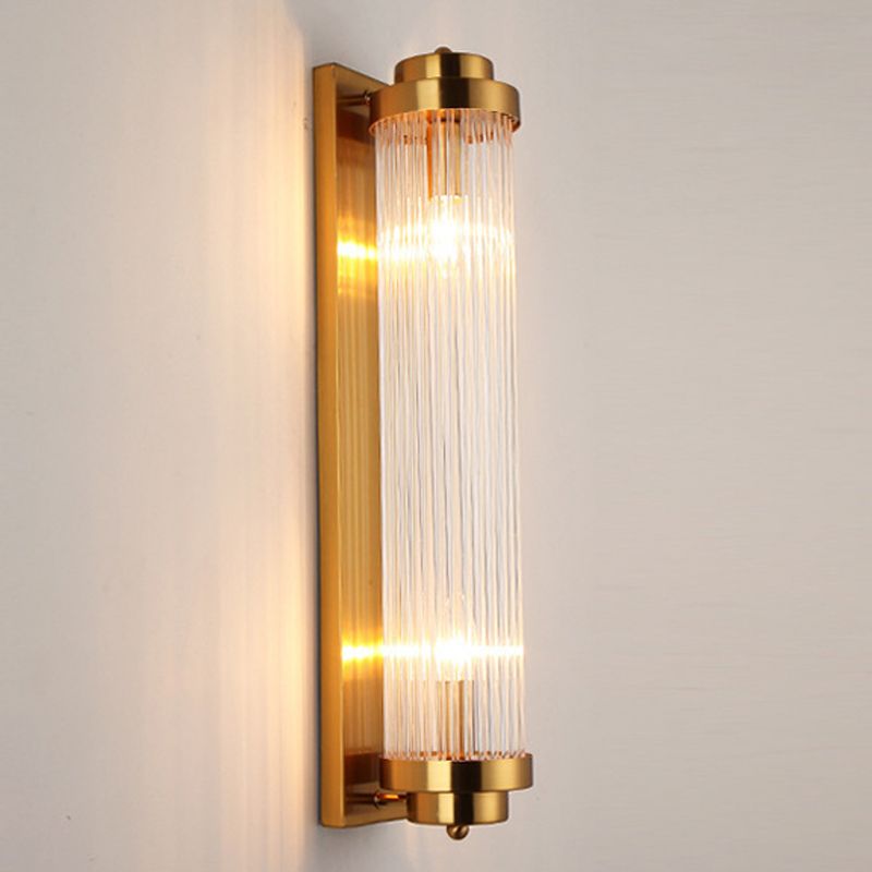 Einstellbare geometrische Schattenwand Wandleuchte moderne Kristallwandmontageleuchte in Gold