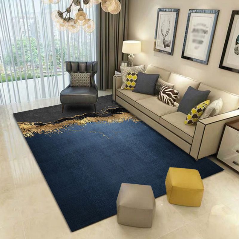 Moderne woonkamer tapijt abstract printgebied tapijten polyester tapijt met niet-slipachter