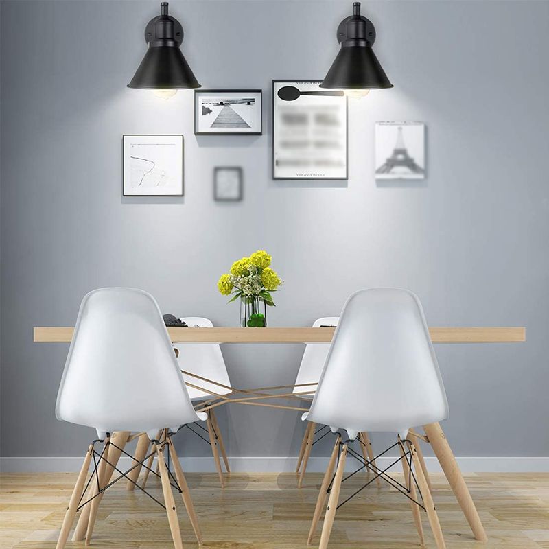 Industrial Style Vanity Light Cone Shape Scalable Vanity Lamp for Shower Room