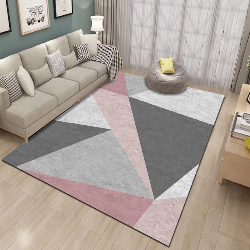 Formeel plantenbedrukt tapijt Multi gekleurd polyster binnentapijt Antislip Huisdiervriendelijk Wasbaar tapijt voor salon