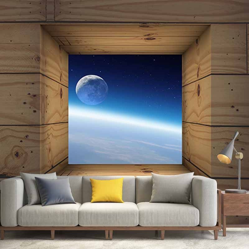 Photography Environment Friendly Mural Wallpaper 3D Vision Bedroom Wall Mural