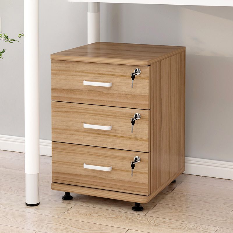 Modern Accent Chest with 3 - Drawer and Black Legs Ring Pulls Chest