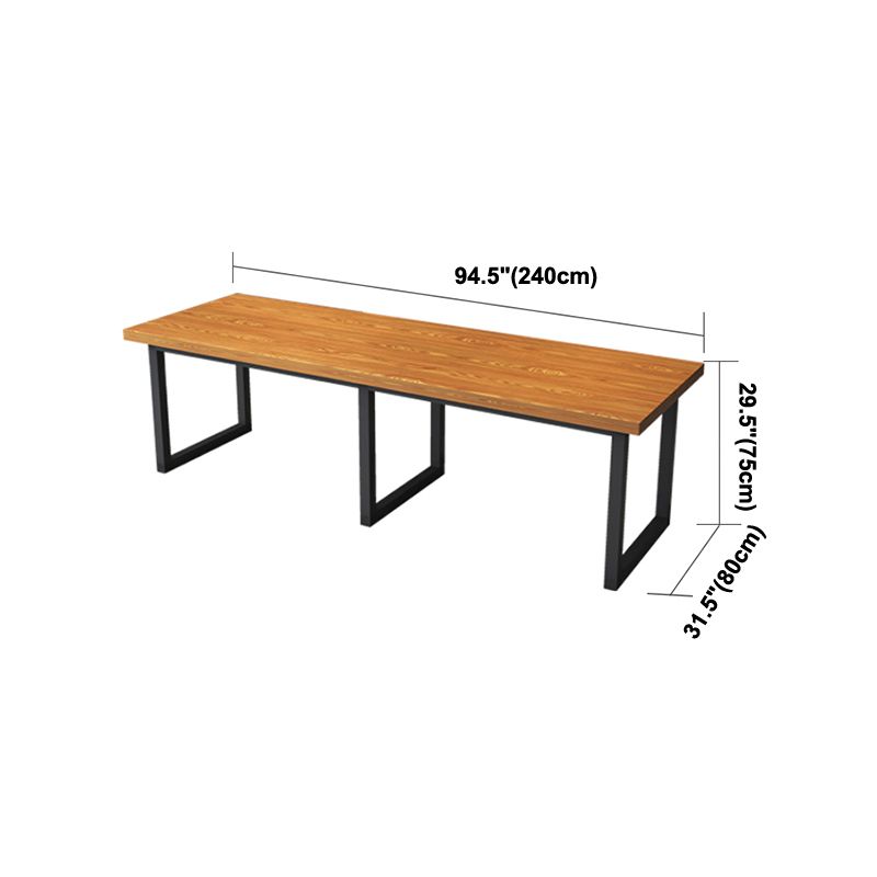 Mesa de comedor de estilo industrial, muebles para el hogar, comedor de madera maciza