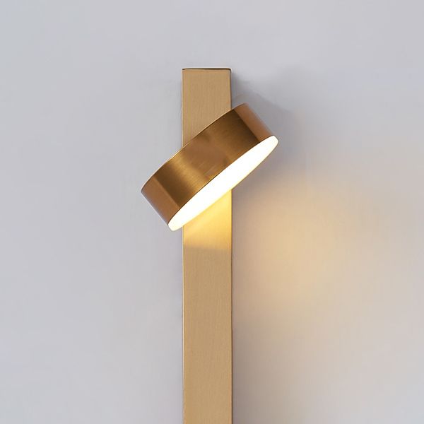 Moderner Stil Geometrischer Wandleuchten Beleuchtung Metall 1 Leichte LED -Wandmontagelampe