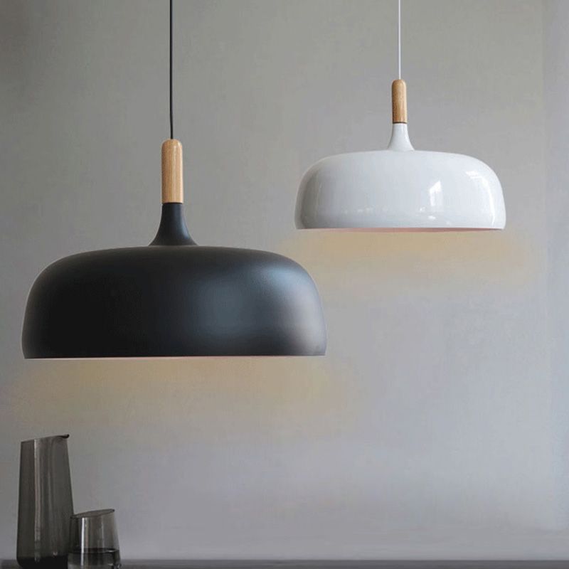 Industrial Simplicity Farmhouse Ceiling Lights with Unique Metal Shade