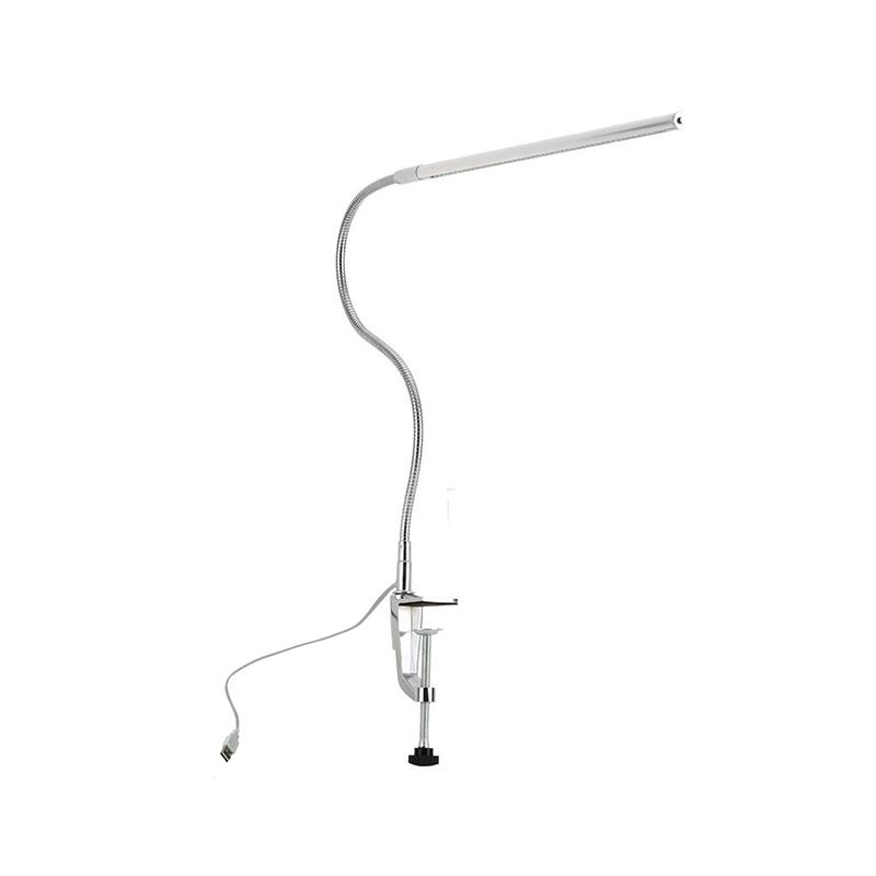 Verstelbare moderne lineaire tafellamp aluminium LED -bureaulamp voor slaapkamer