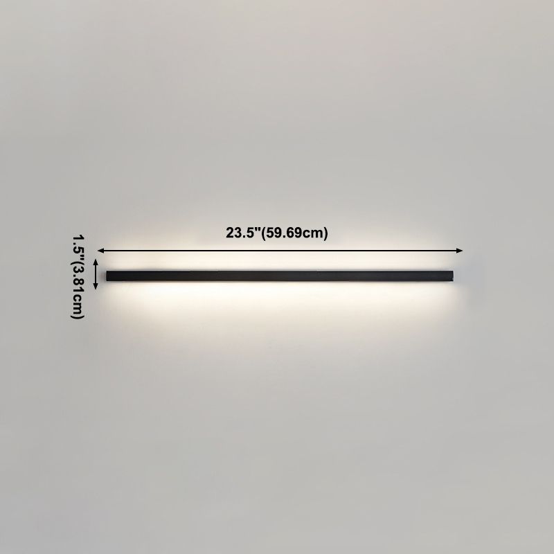 Lineare Wandlampe Aluminium Einfacher Stil LED LED LIGHT WALL SCHLAFT FÜR DISSAME
