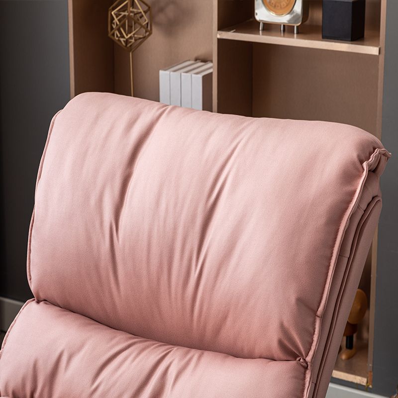 Modern Rocker Upholstered Tufted Cushion Rocking Chair with Dark Leg