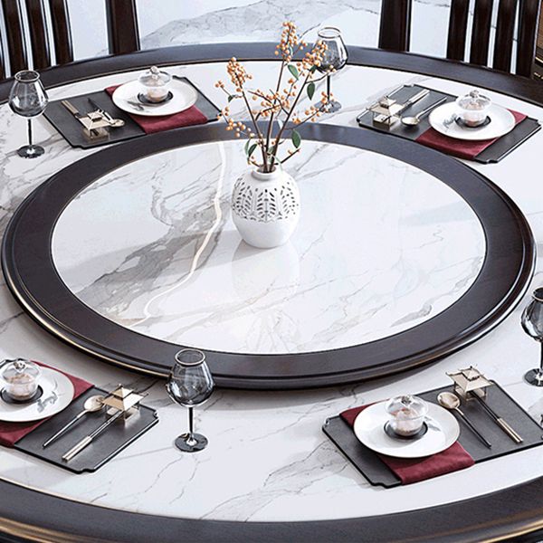 Rubberwood Frame Dinette Table Traditional Round Indoor Dining Table