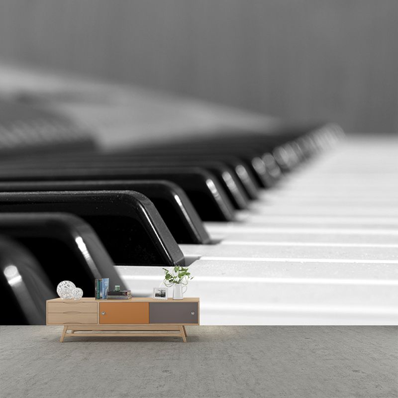Piano Mural Horizontal Photography Decorative Environment Friendly for Home Decor