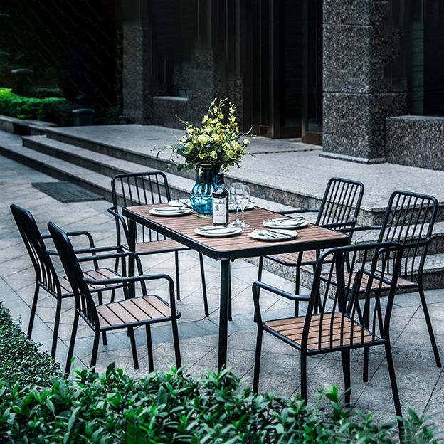 Modern Wood Dining Table Set 1/4/5/7 Pieces Dining Set for Home Use