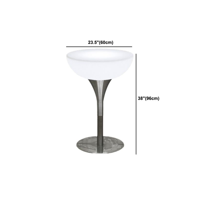 Polyethylene Round Table Industrial Style Bar Lighted Bar Table