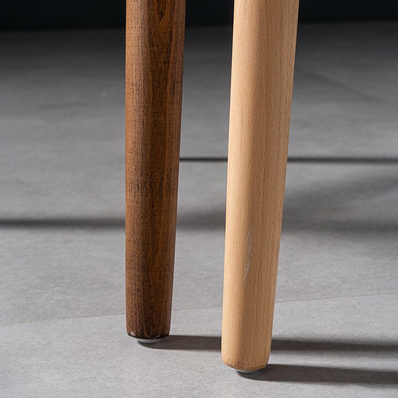 Silla de comedor de madera de estilo escandinavo Silla Wishbone con brazo