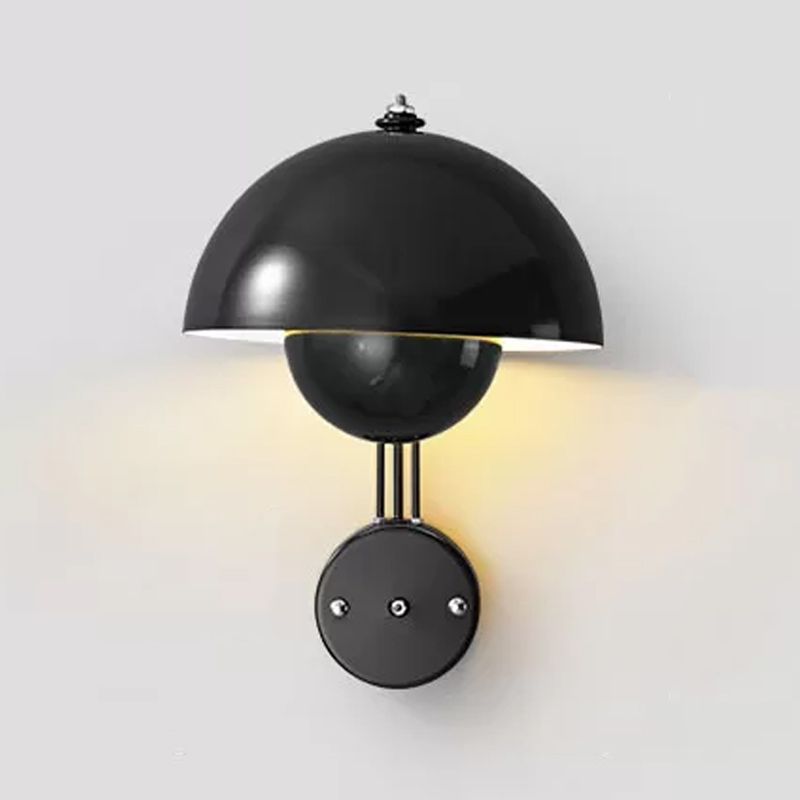 Metal Dome Wall Light Sconces Minimalism 1 Light Wall Mounted Lamp