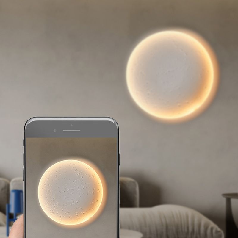 Single Modern Wall Light Sconce Stone LED Wall Mounted Light