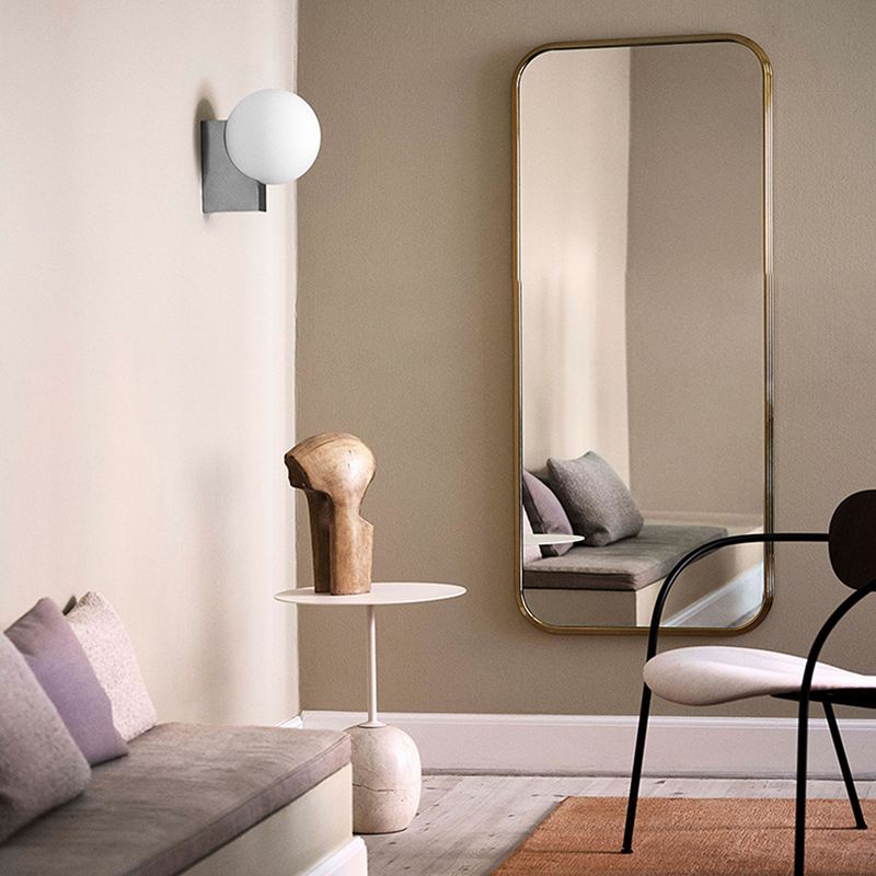 Simple Shape Wall Light Fixture Glass Shade Wall Light Fixtures