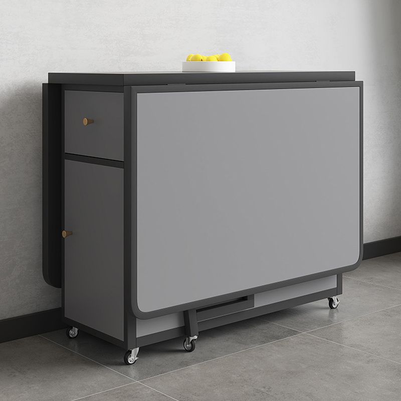 Rectangle Dining Table Set 1/4/5/7 Pcs Folding Table and Chairs with Metal Frame