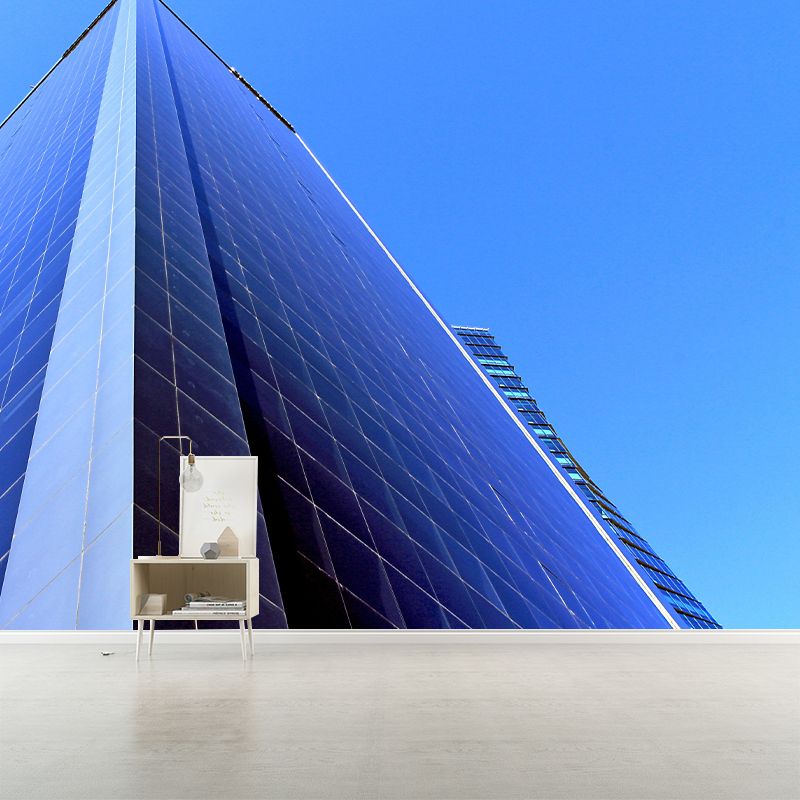 Contemporary Photography Style Building Mural Wallpaper Mildew Resistant for Wall Decor