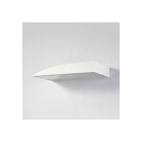 Modernismo in stile curvo con lampada da parete con fonce curvo metallo 5,5 "/10" Larghezza LED LAMPAGNO SALO DEL SOGGIORNO in nero/bianco