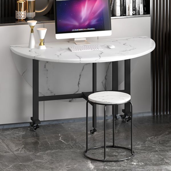 MDF Dining Table Mid-Century Modern Style Sled Base Table for Dining Room