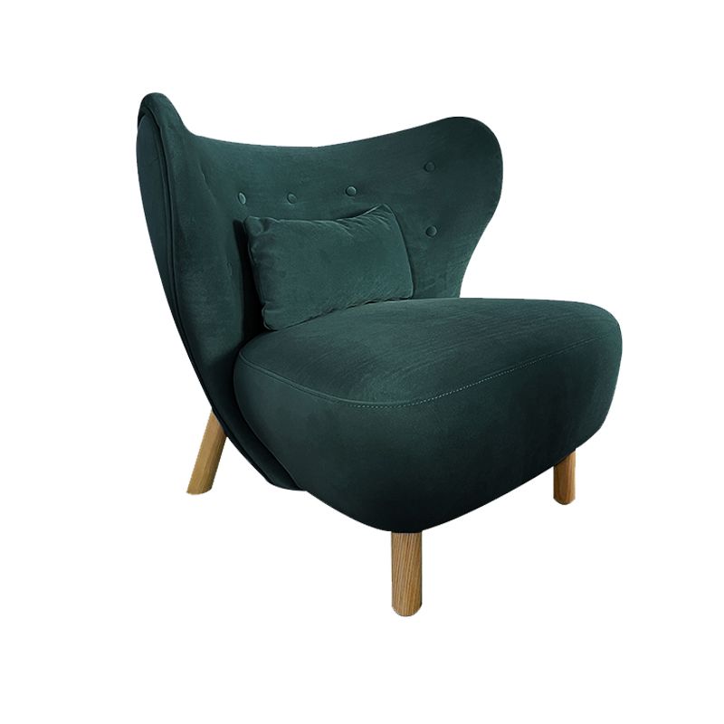 30.7" L x28.3"W x31.4"H Chair Armless Solid Wood Frame Chair