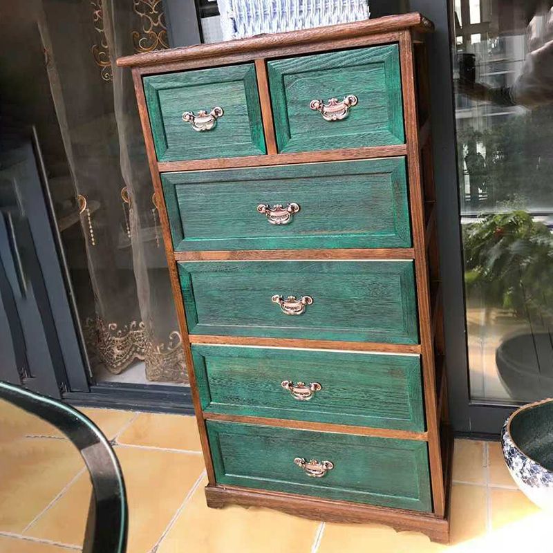 Coastal Storage Chest Dresser Solid Wood Storage Chest with 4/5/6 Drawers