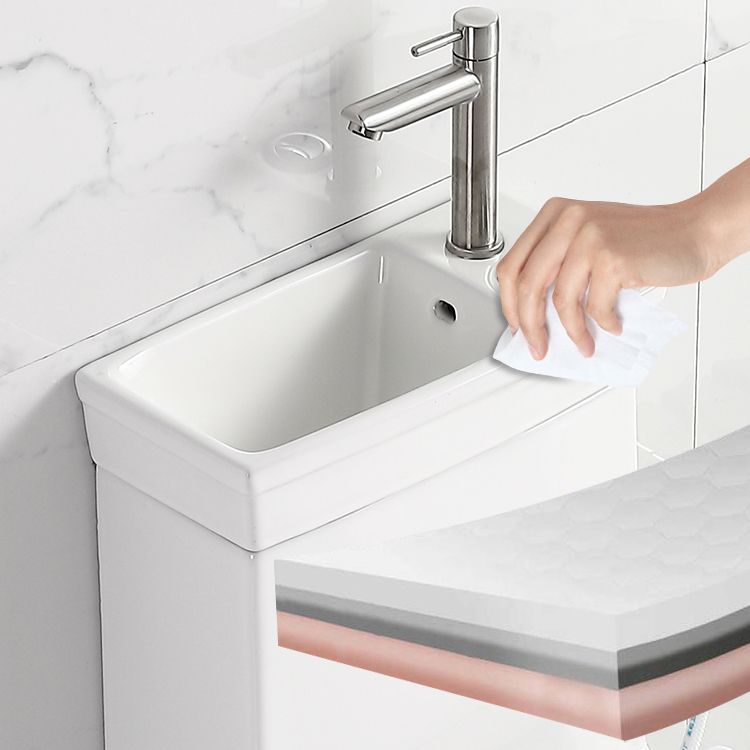 Contemporary Siphon Jet Flush Toilet Floor Mount One-Piece Toilet Urine Toilet