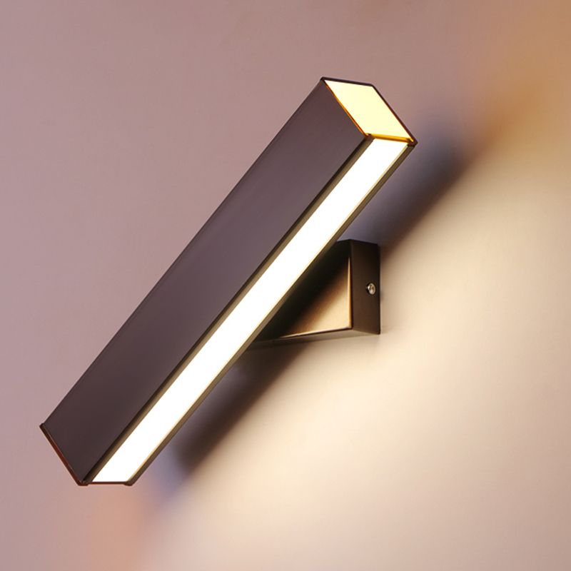Modern Minimalist Style Rectangle Shade Multe Montate Metal 1 Light Sconce Light Set per camera da letto