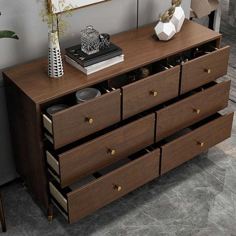 Wooden Chest Contemporary Glam Storage Chest Dresser with Drawers