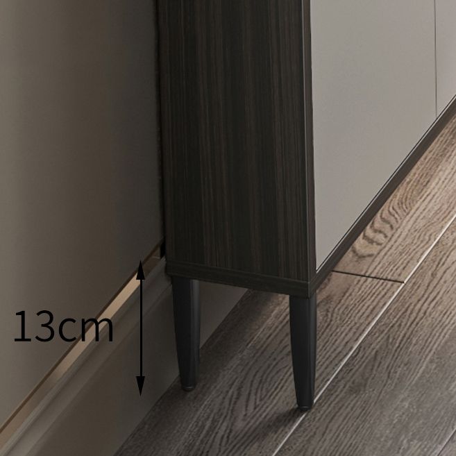 Wood Living Room Sideboard Cabinet Modern Server with Storage