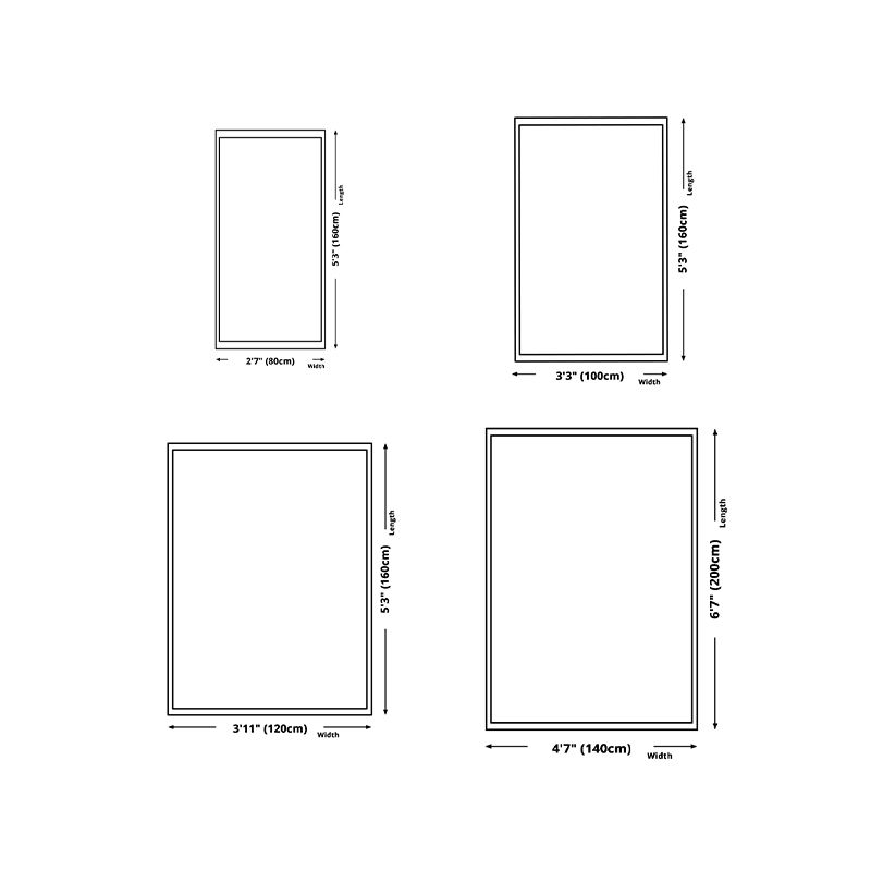 Contemporary Rug Abstract Pattern Creative Area Rug Polyester Anti-Slip Rug for Home Decor