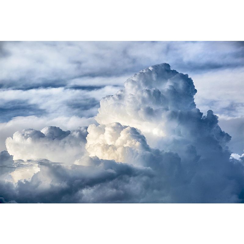 Customized Sky Mural Modern Style Mildew Resistant Sleeping Room Wall Decor