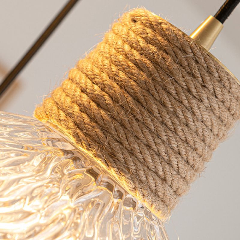 Modern Glass Shade Wall Mounted Sconce 1-Light Wall Lights for Bedroom